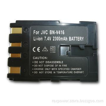 Battery Pack, Suitable for Aftermarket JVC BN-V416 Digital Camera